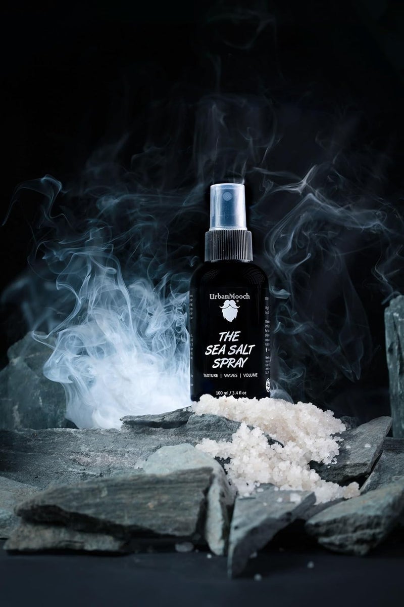 UrbanMooch The Sea Salt Spray - 100 ml | Adds Texture, Waves & Volume | Alcohol-Free with Bhringraj, Ginseng & Vitamin E - Image 2